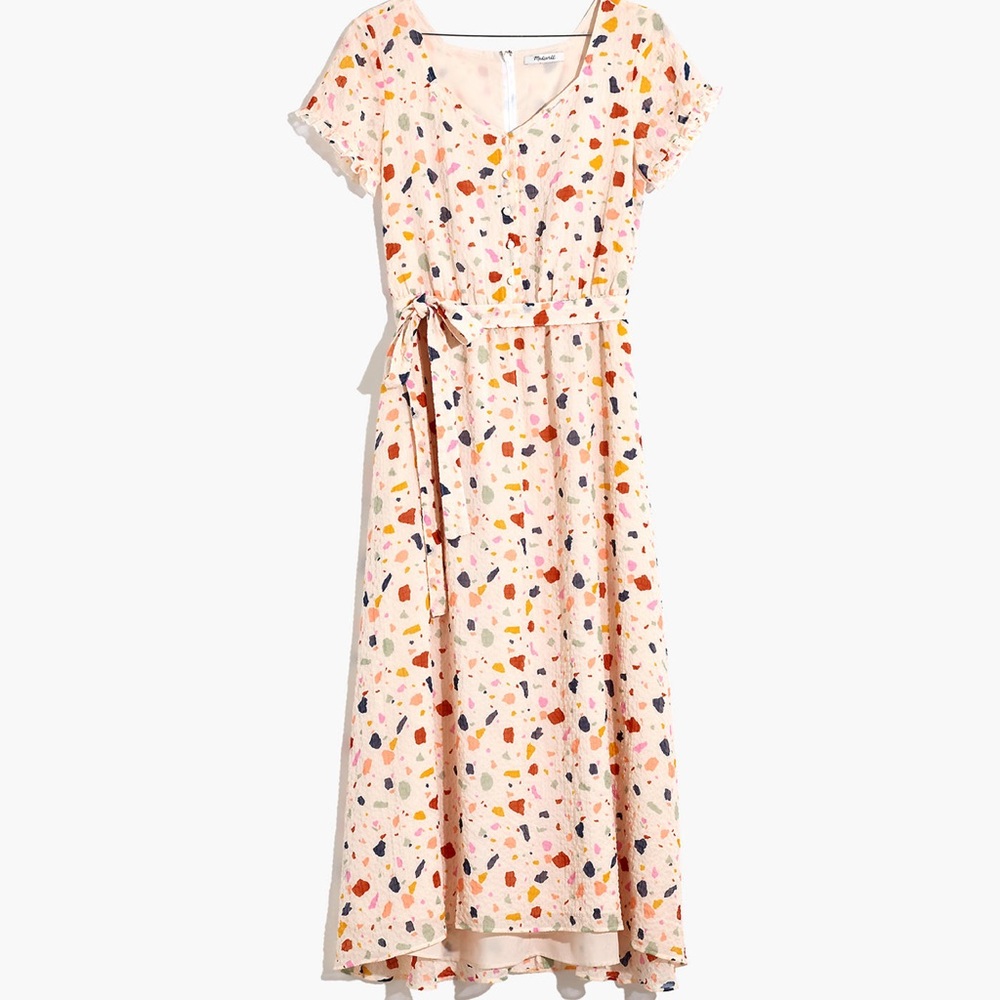 Madewell terrazzo dress.